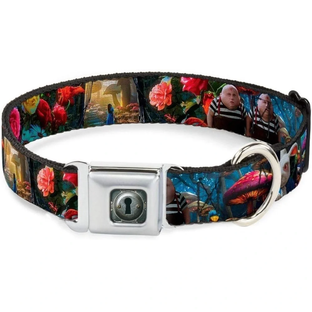 🍄‍🟫HOST PICK x 2🍄‍🟫Buckle-Down Seatbelt Buckle Dog Collar Alice in Wonderland